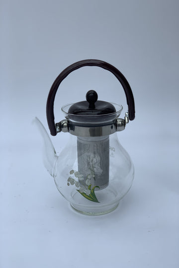 Heat Resistance Glass Teapot with Filter