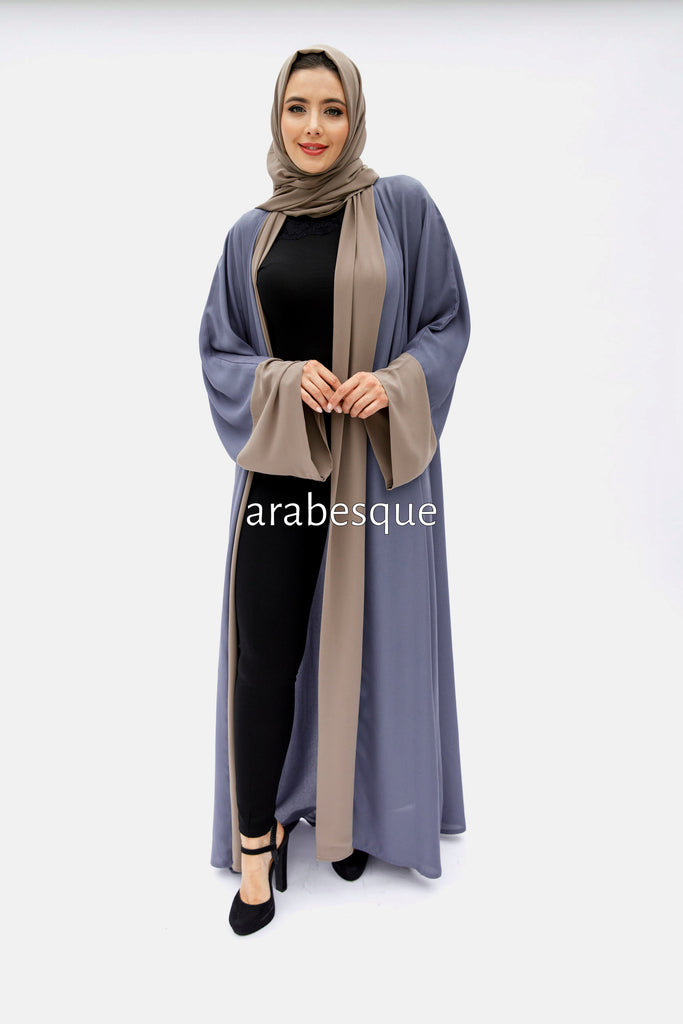 Plain Open Abaya