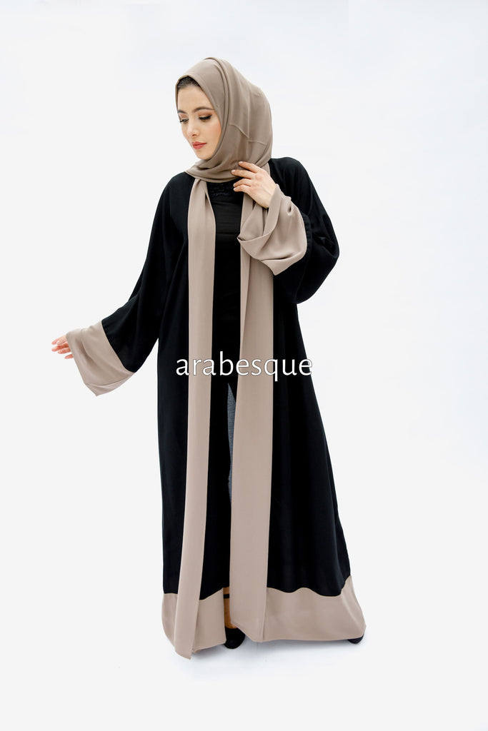 Plain Open Abaya