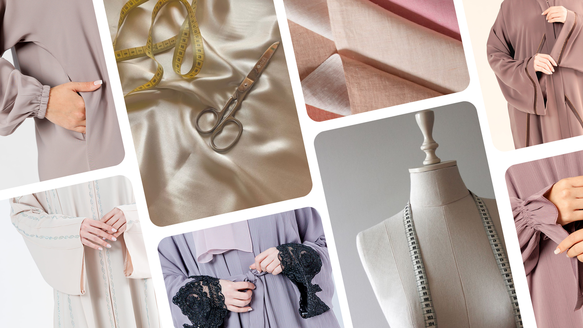 Abaya different sleeve work