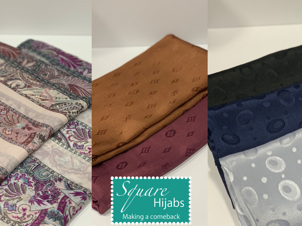Square Hijabs making a comeback