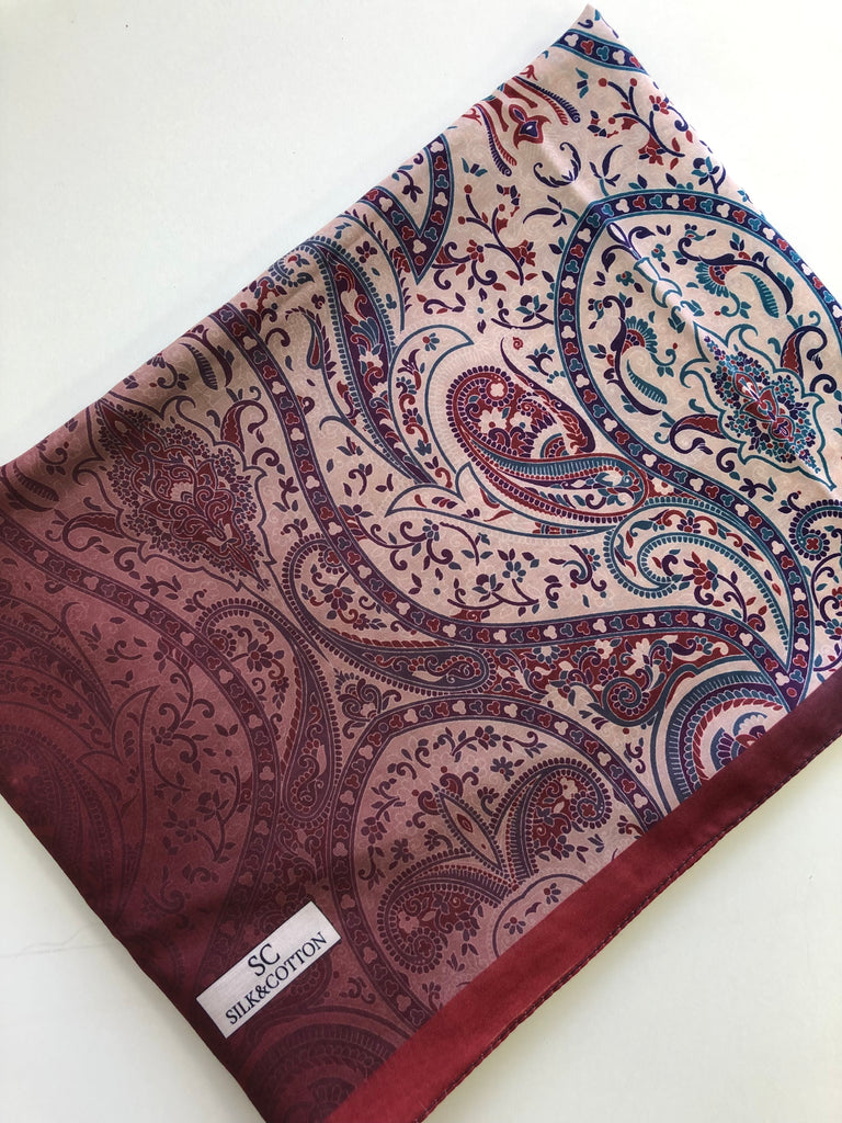 Premium Karaca Paisley Ombre Long Hijab