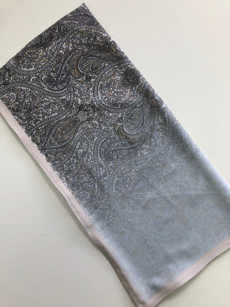 Premium Karaca 120cm Square Soft Chiffon Classic Paisley Hijab