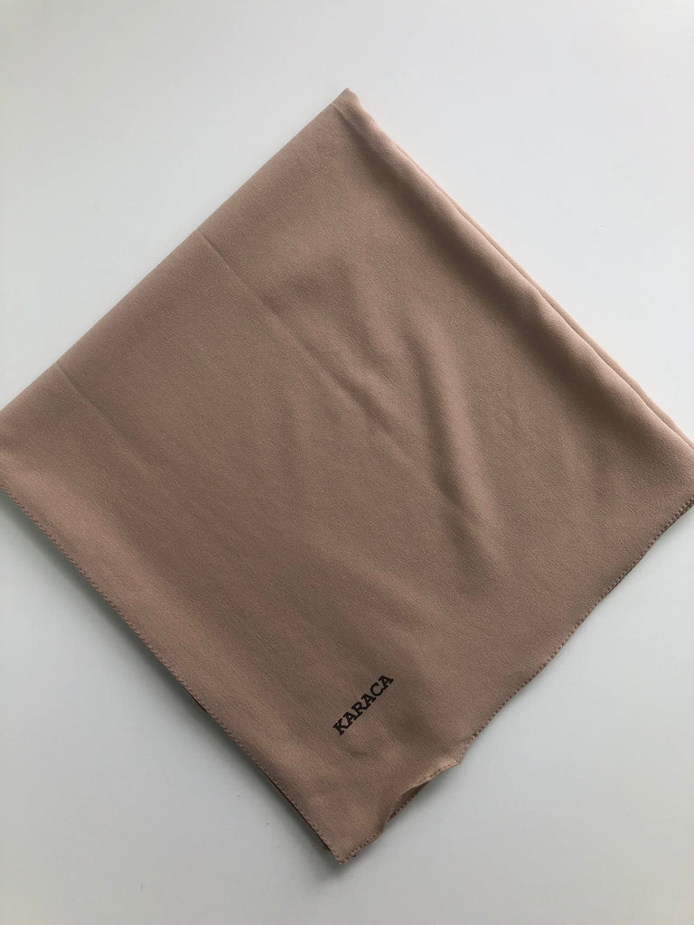 Premium Karaca 120cm Square  Luxury Chiffon Plain Hijab