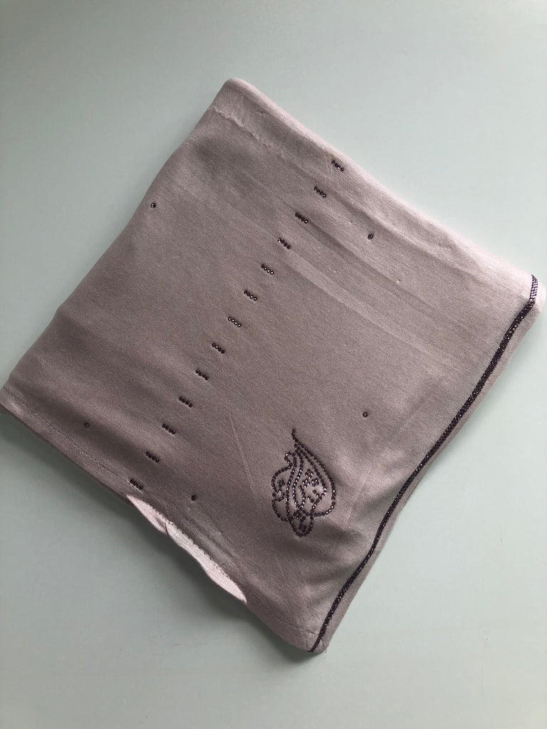 Sharif Line Accent Diamante Jersey Long Hijab