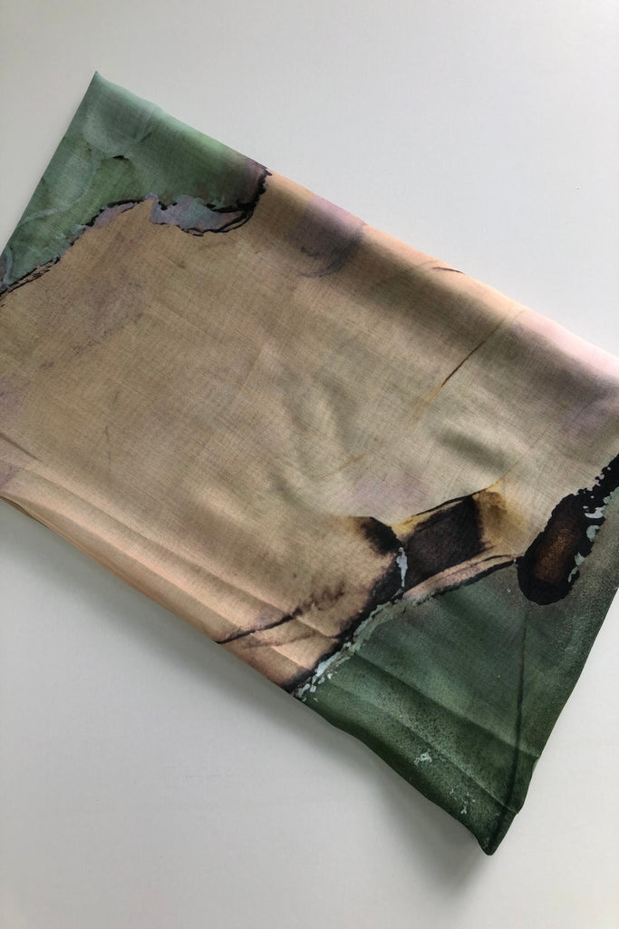 Watercolour Print Modal Long Hijab