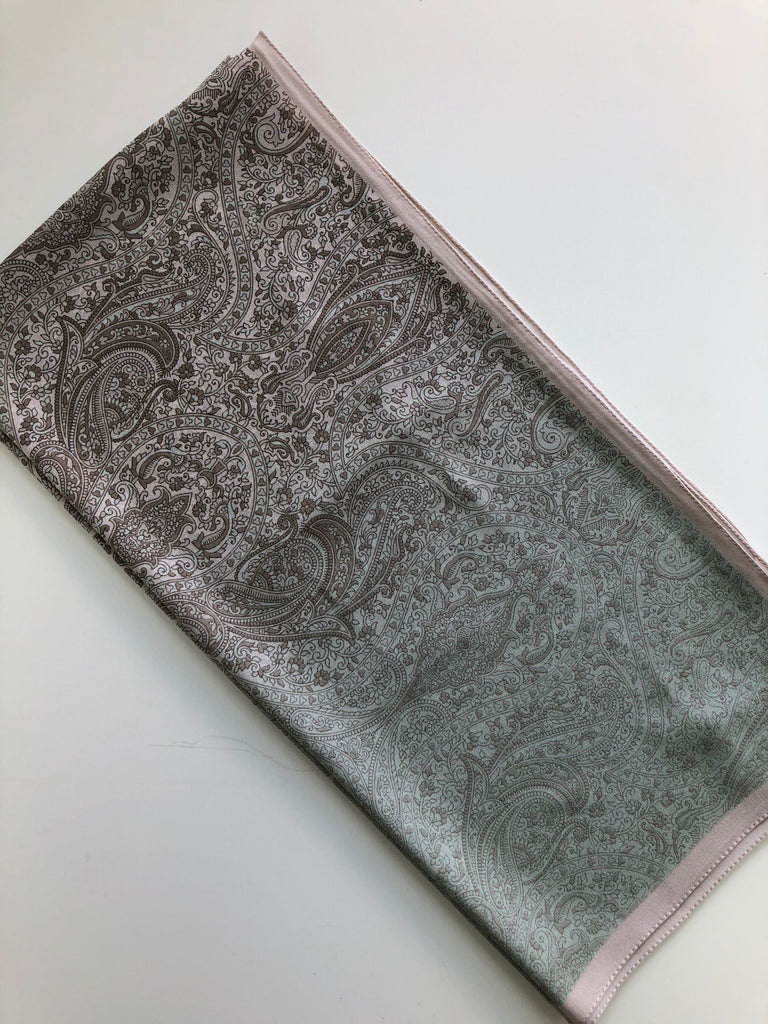 Premium Karaca 120cm Square Soft Chiffon Classic Paisley Hijab