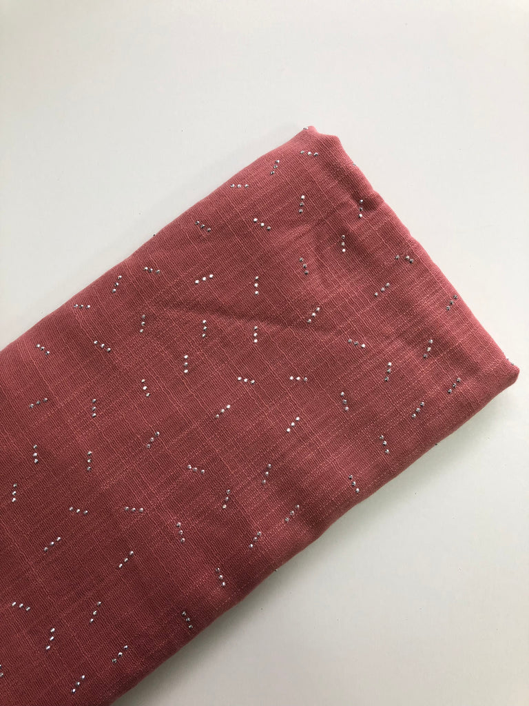 Cashmere Blend Diamante Line Accents Long Hijab