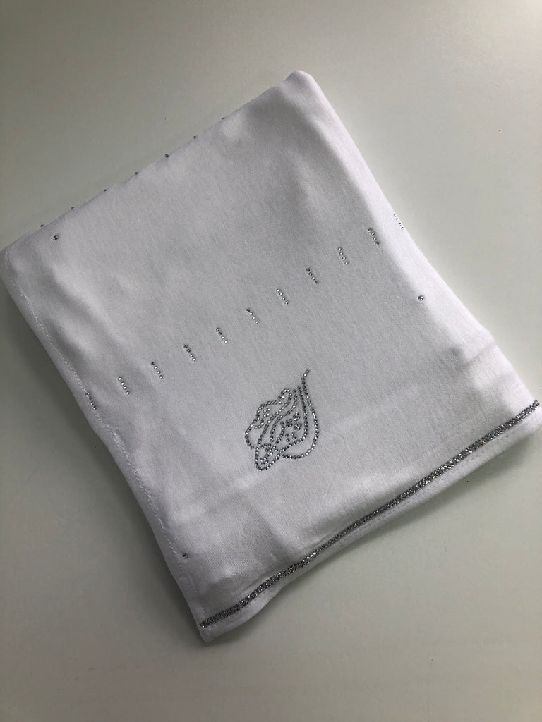 Sharif Line Accent Diamante Jersey Long Hijab