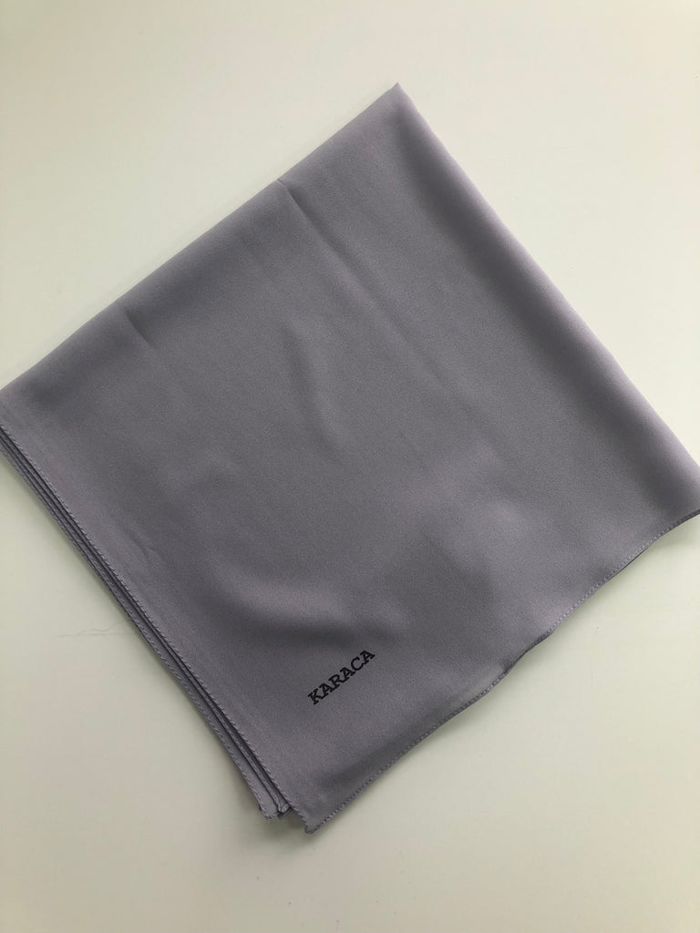 Premium Karaca 120cm Square  Luxury Chiffon Plain Hijab