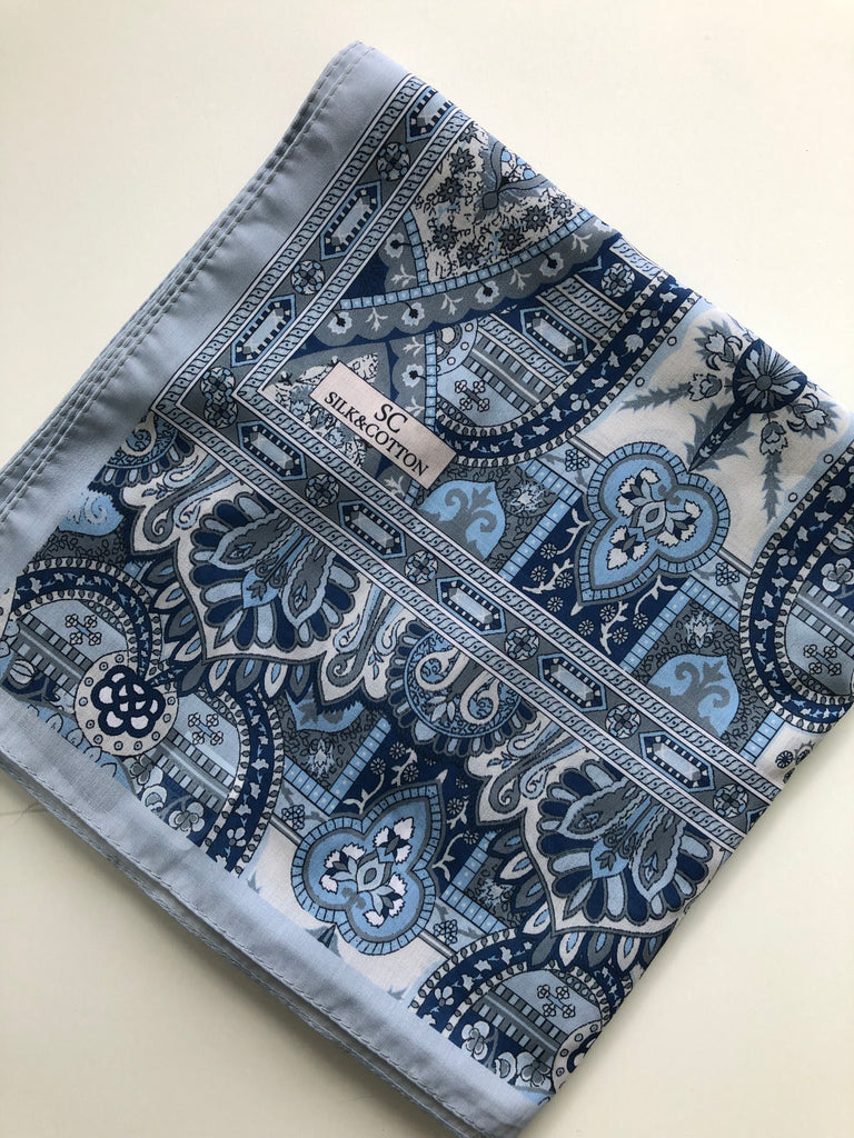 Premium Karaca Floral Tile work Print Long Hijab