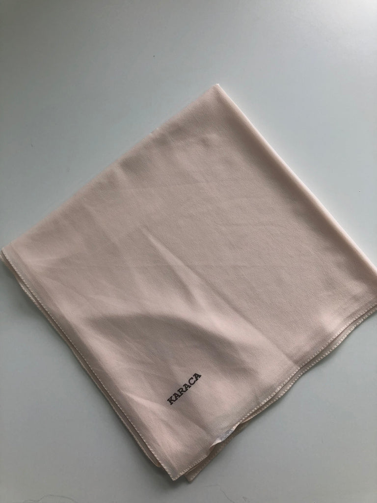 Premium Karaca 120cm Square  Luxury Chiffon Plain Hijab