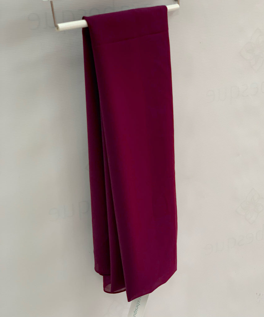 Plain Chiffon/Georgette Hijab