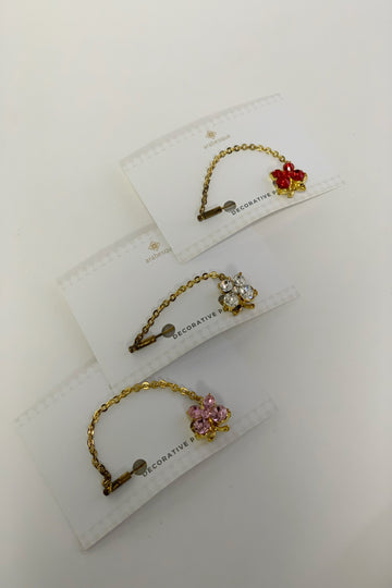 Crystal Diamante Hijab Pins - Pattern 3