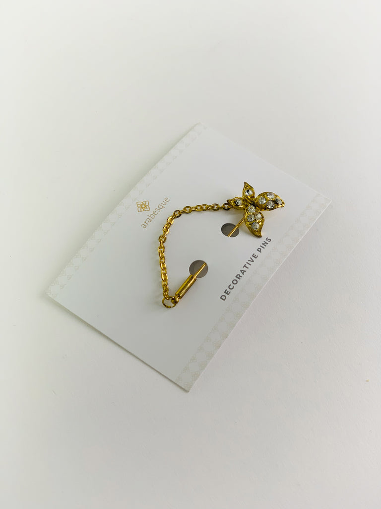 Crystal Diamante Hijab Pins - Pattern 1