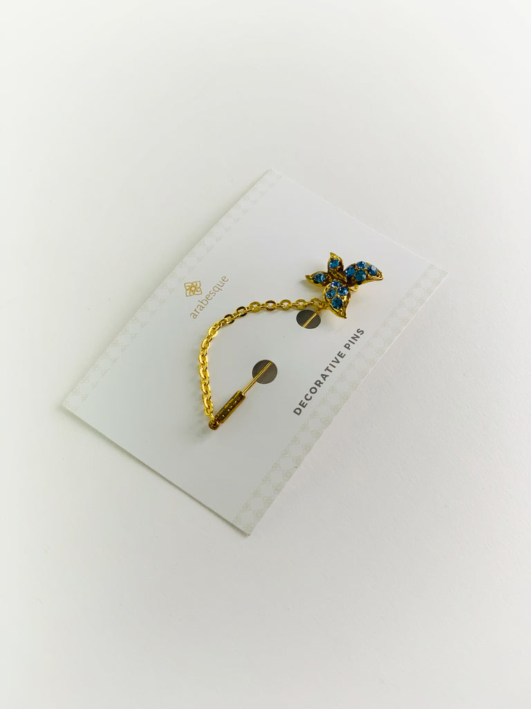 Crystal Diamante Hijab Pins - Pattern 1