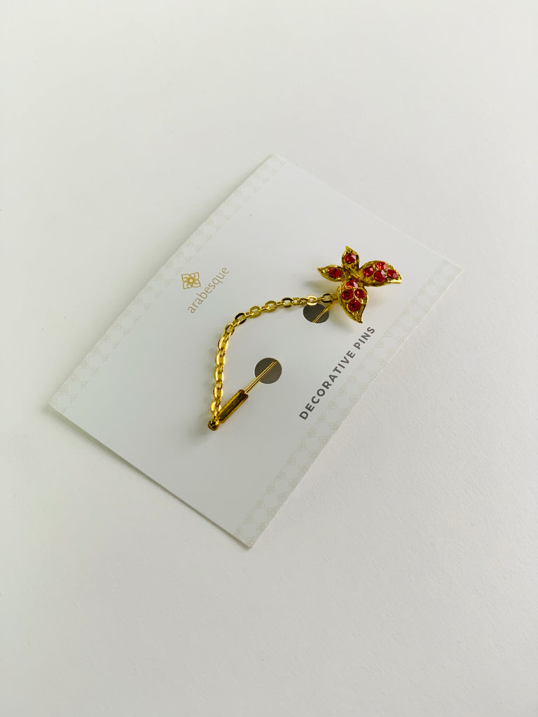 Crystal Diamante Hijab Pins - Pattern 1