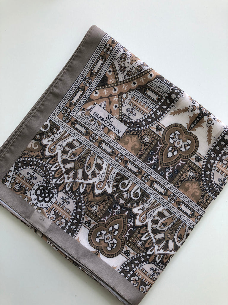 Premium Karaca Floral Tile work Print Long Hijab