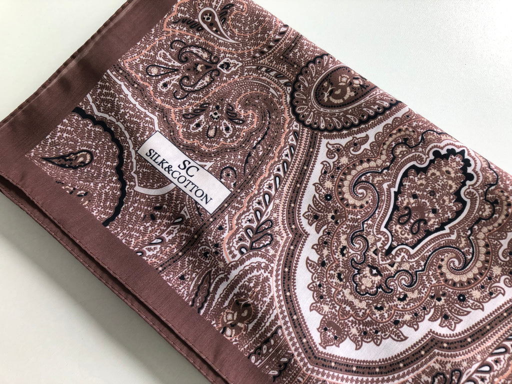 Premium Karaca Paisley Cotton Long Hijab