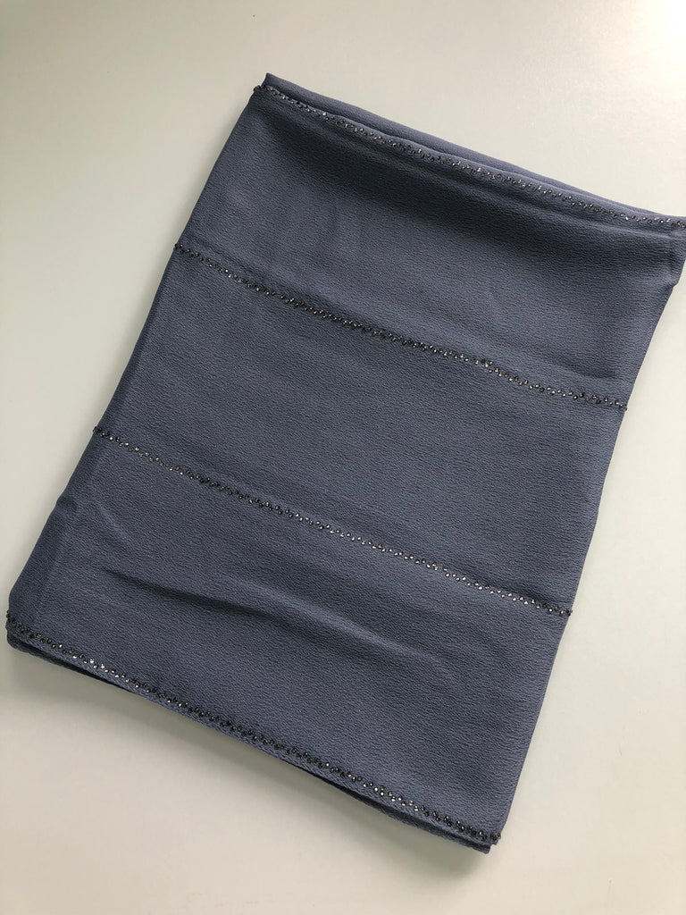 Kashkha shimmer  chiffon Long Hijab