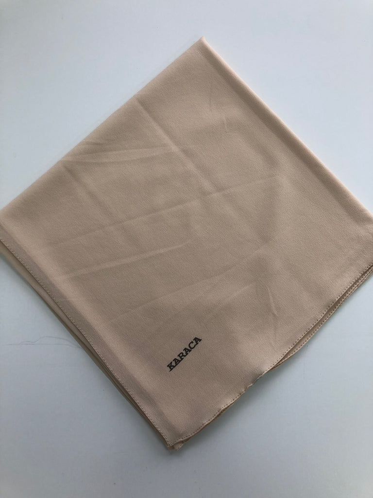 Premium Karaca 120cm Square  Luxury Chiffon Plain Hijab