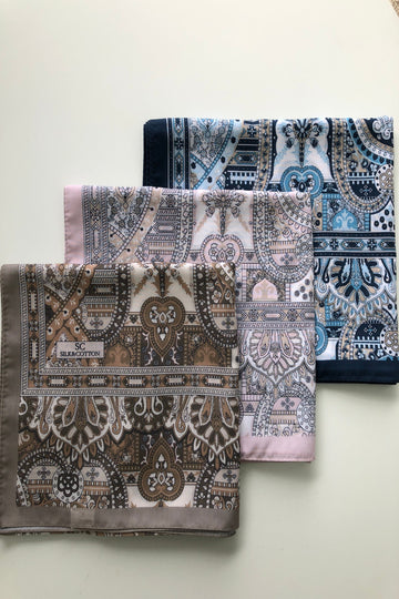 Premium Karaca Floral Tile work Print Long Hijab
