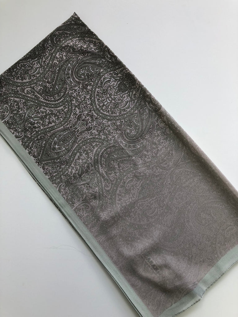 Premium Karaca 120cm Square Soft Chiffon Classic Paisley Hijab