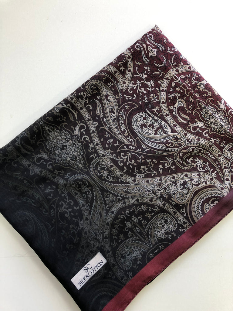 Premium Karaca Paisley Ombre Long Hijab