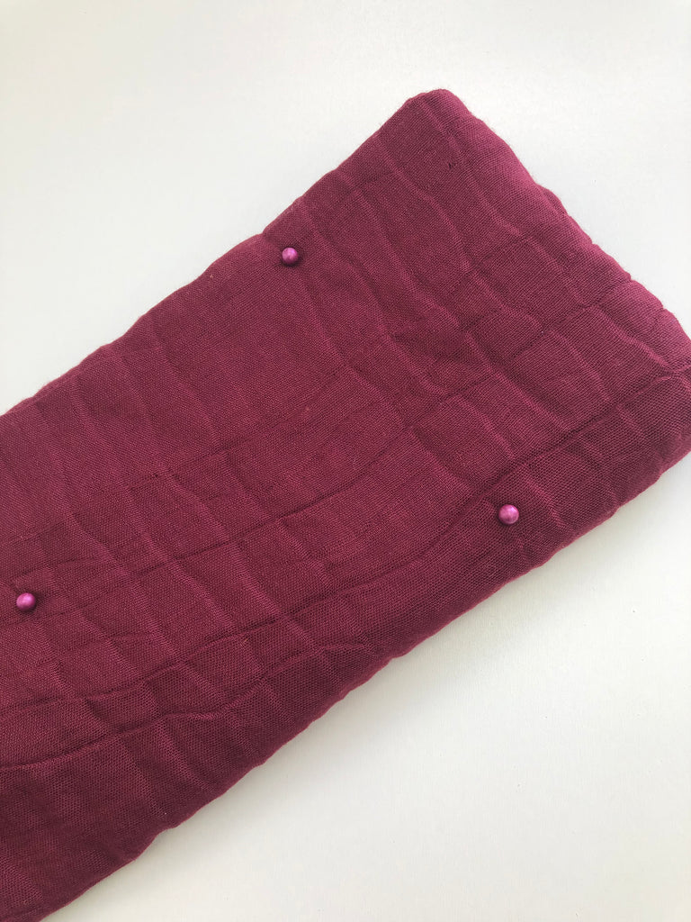 Pearl Embellished Viscose Hijab