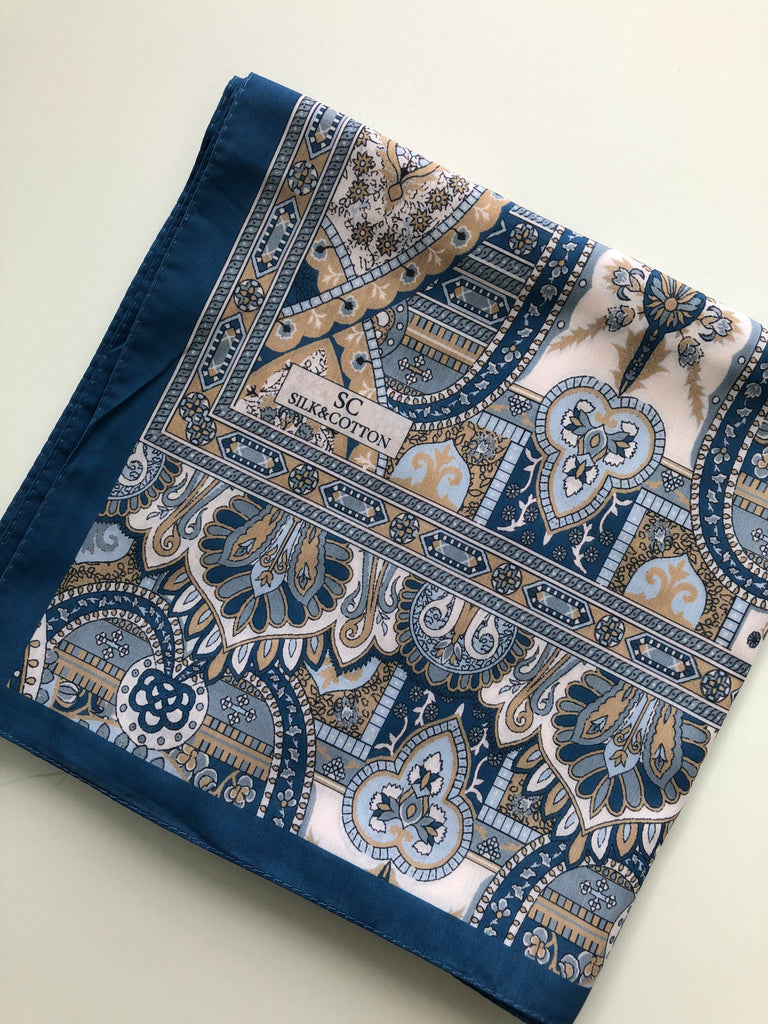 Premium Karaca Floral Tile work Print Long Hijab