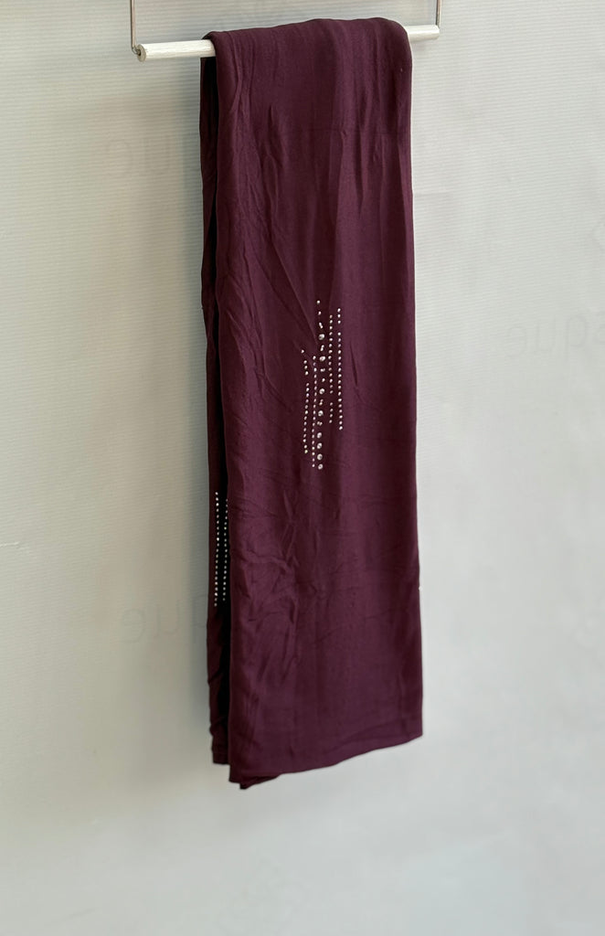 Embellished Modal-Viscose Jersey Hijab