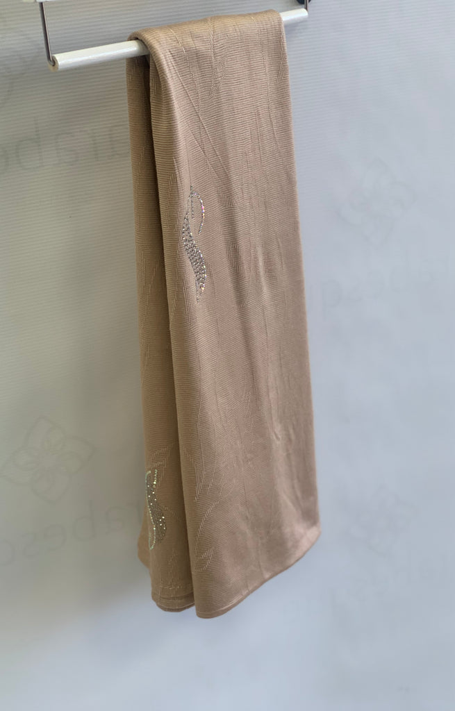Chally Diamante Jersey Hijab Pattern 1