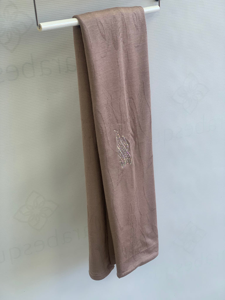 Chally Diamante Jersey Hijab Pattern 1