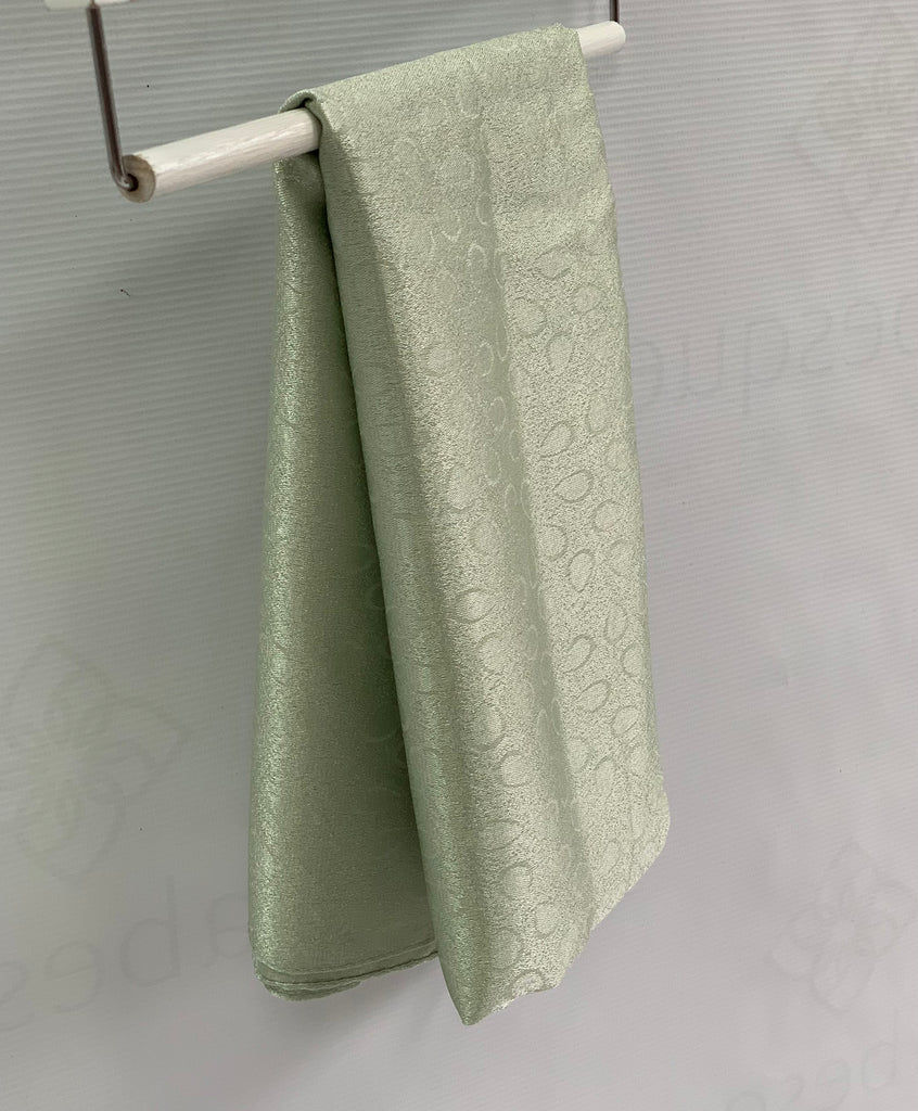 Premium Burden 100cm Square Silky Leaf Print Hijab