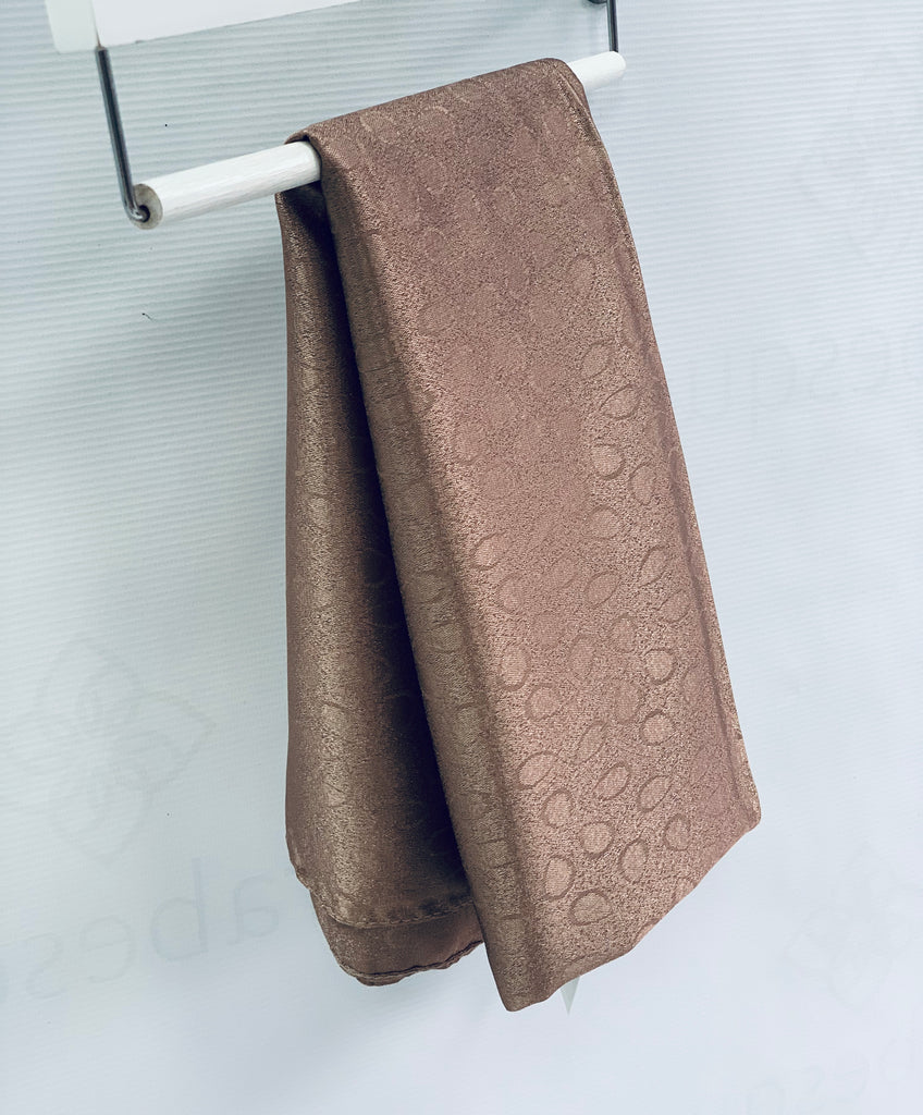 Premium Burden 100cm Square Silky Leaf Print Hijab