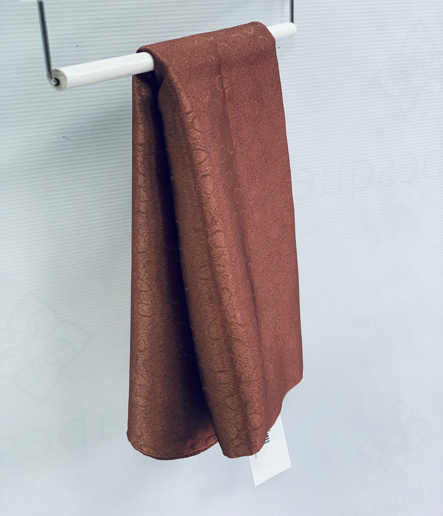 Premium Burden 100cm Square Silky Leaf Print Hijab