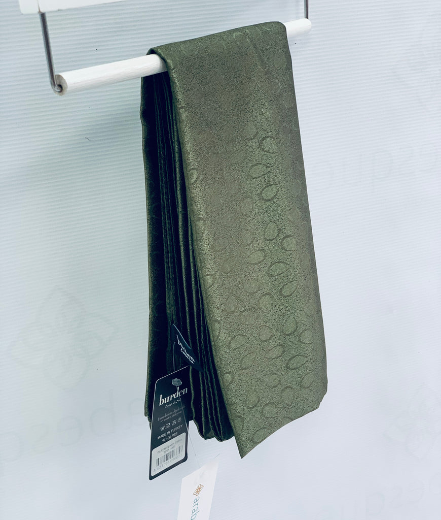 Premium Burden 100cm Square Silky Leaf Print Hijab