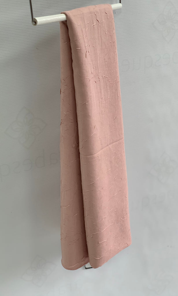 Premium Burden Bambu Creased  Long Hijab
