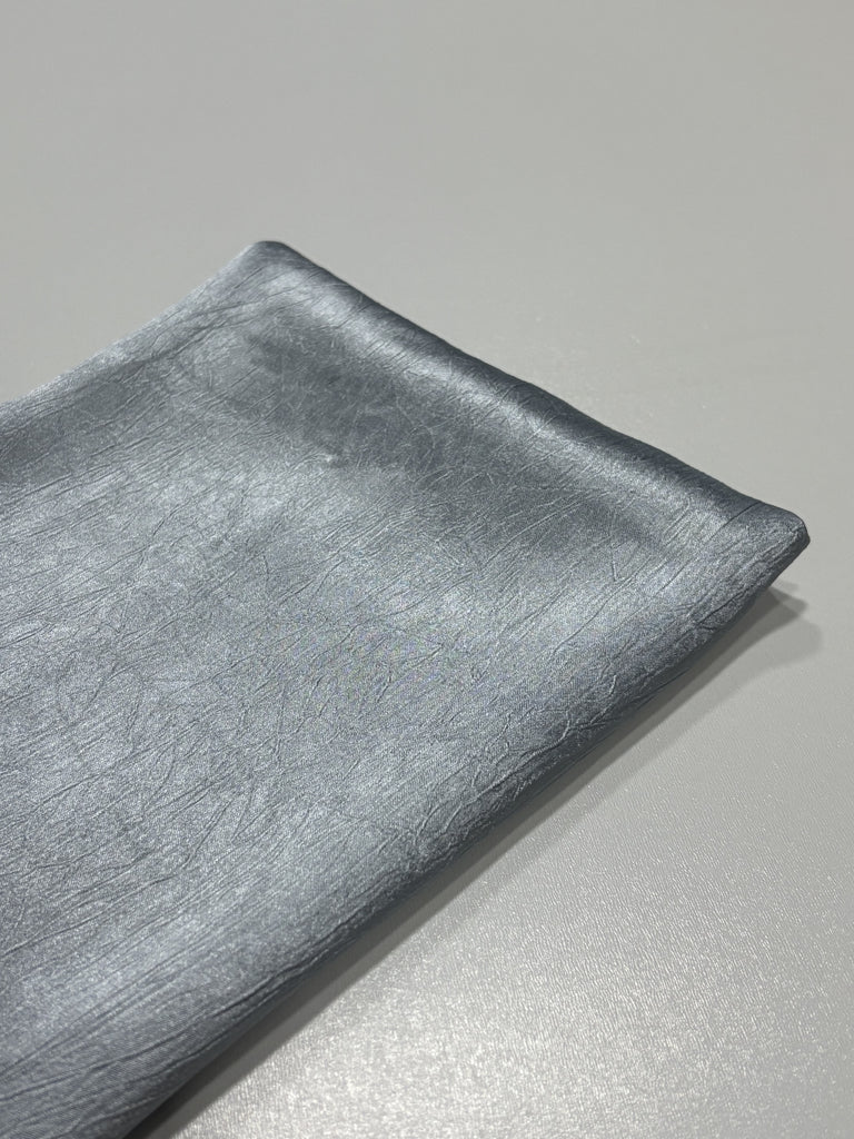 Soft Silk-Chiffon Creased Long Hijab