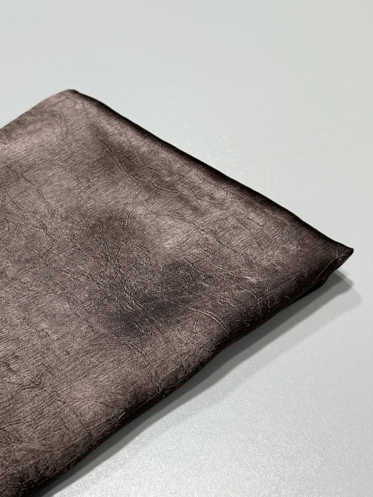 Soft Silk-Chiffon Creased Long Hijab