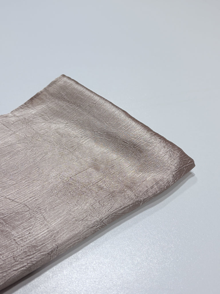 Soft Silk-Chiffon Creased Long Hijab