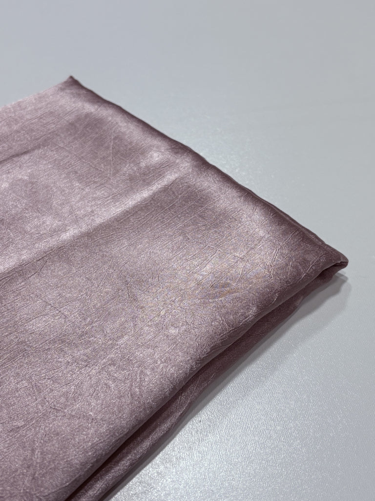 Soft Silk-Chiffon Creased Long Hijab