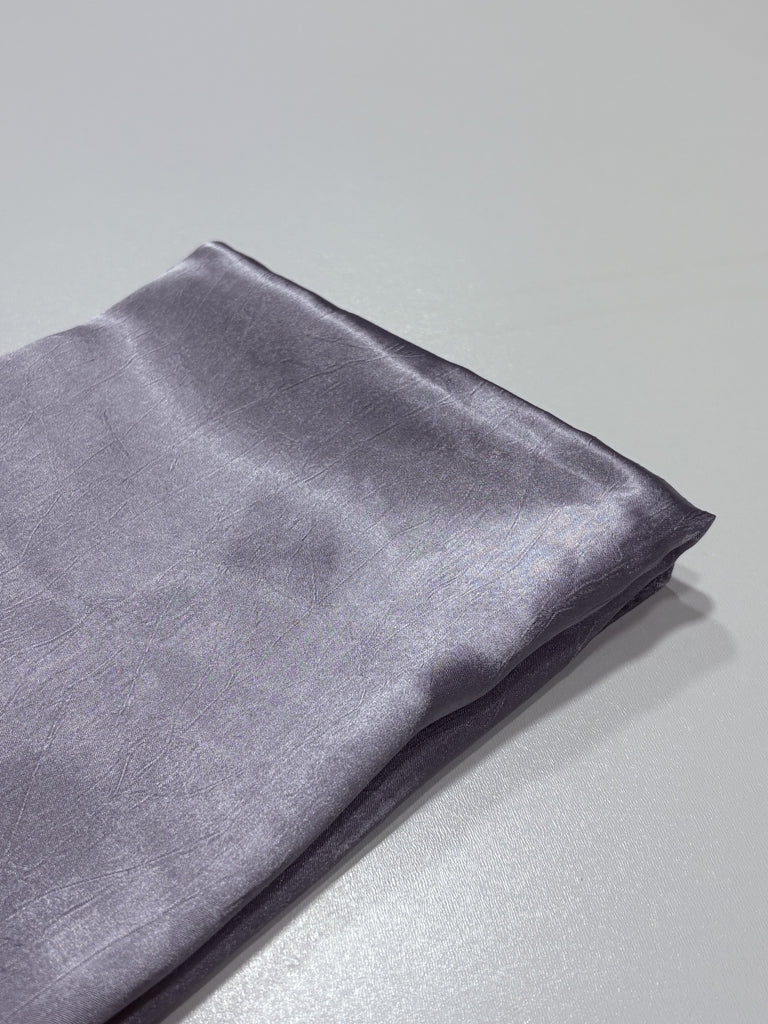 Soft Silk-Chiffon Creased Long Hijab