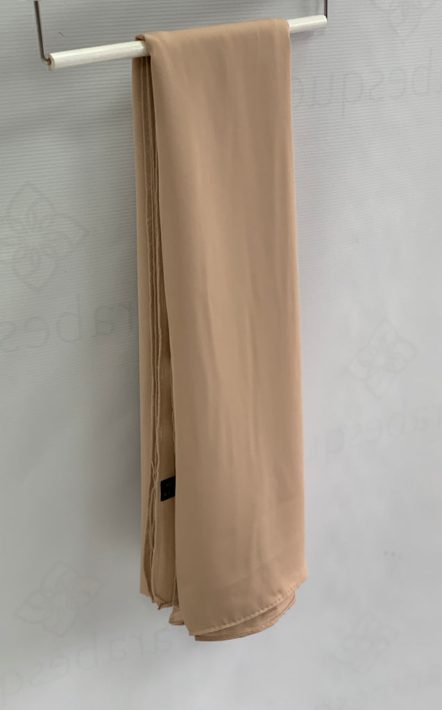 Plain Chiffon/Silk Blend Hijab