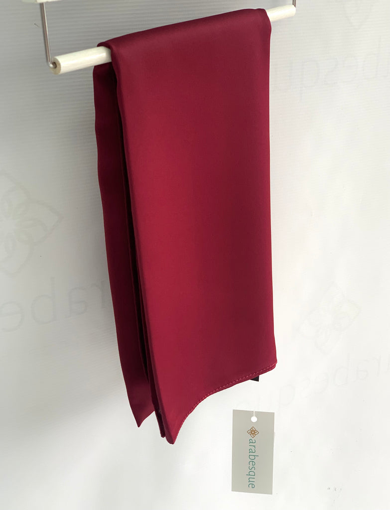 Premium Karaca 110cm Square Plain Satin Hijab