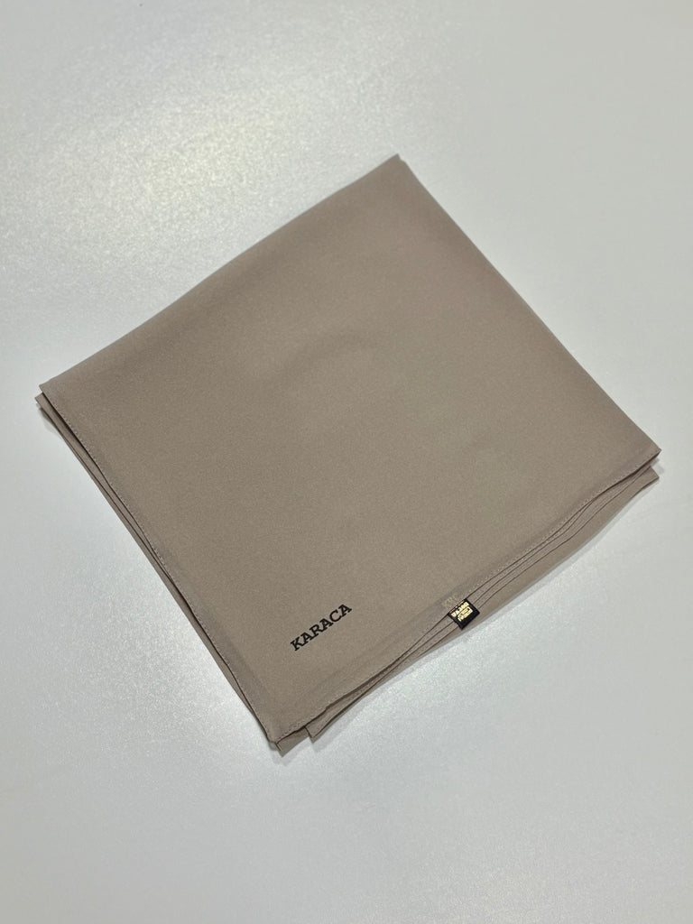 Premium Karaca 120cm Square  Luxury Chiffon Plain Hijab