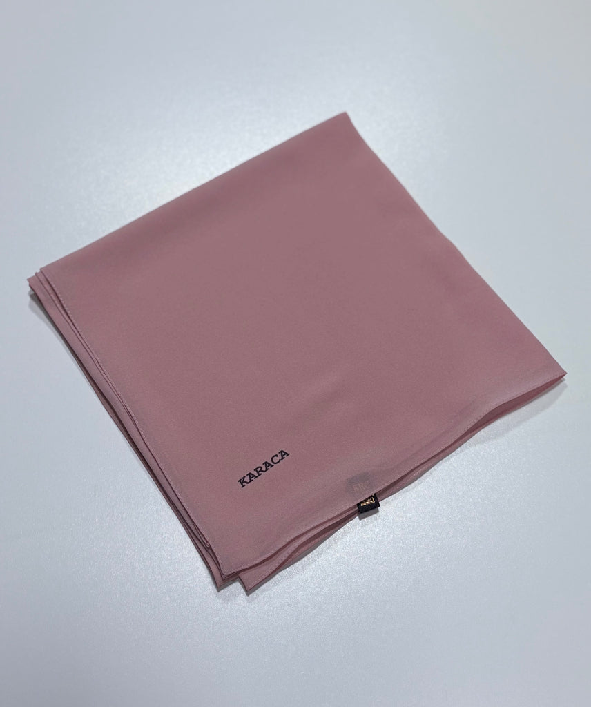Premium Karaca 120cm Square  Luxury Chiffon Plain Hijab