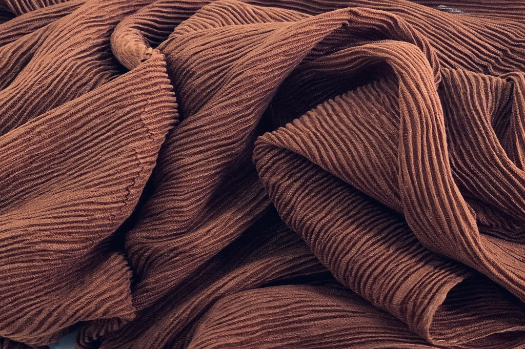 Creased Viscose/Cotton Blend Hijab