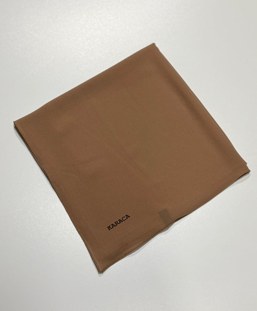 Premium Karaca 120cm Square  Luxury Chiffon Plain Hijab