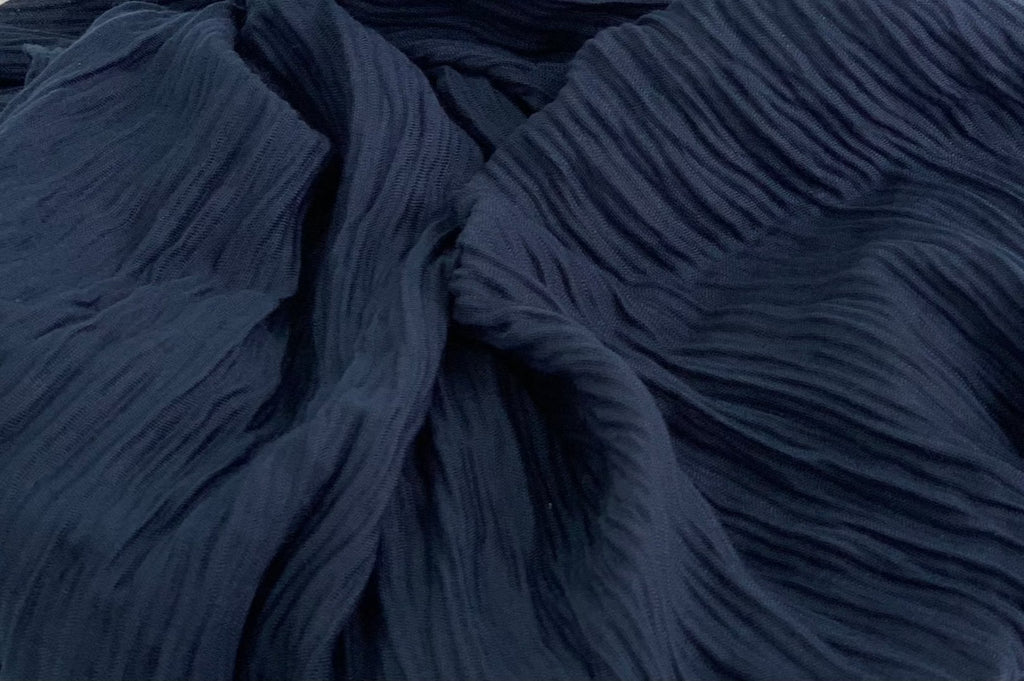 Creased Viscose/Cotton Blend Hijab